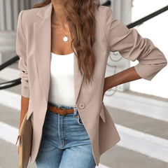 Women’s Long Sleeve Suit Jacket – Professional Chic