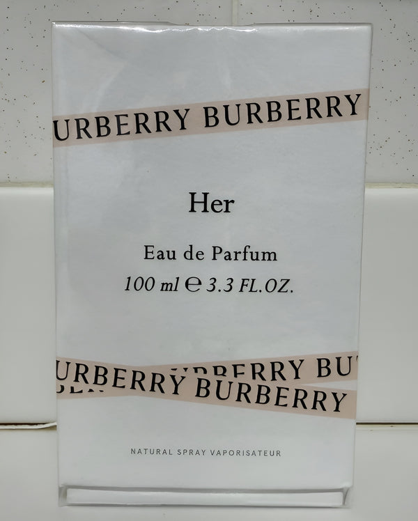 Burberry Her 3.3 oz / 100 ml EDT Perfume For Women Spray New in Box