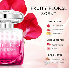 Women's Perfume Set: Jimmy Choo Blossom (60ml) + 2 Travel Perfume