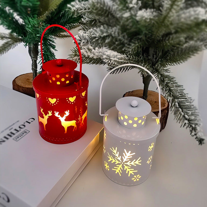 Christmas LED Candle Lantern Nordic Holiday Decoration