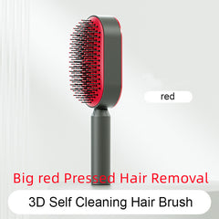 Self-Cleaning Hair Brush & Scalp Massage Comb for Women