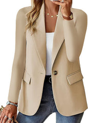 Women’s Long Sleeve Suit Jacket – Professional Chic