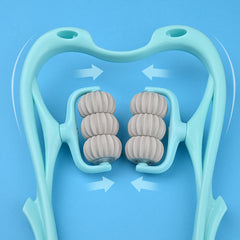 Six-Wheel Manual Neck & Body Massager Roller