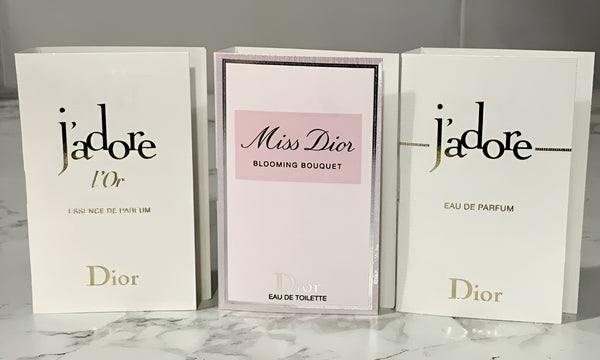 5x MISS DIOR BLOOMING BOUQUET By DIOR 0.03oz / 1ml ea EDT Spray Samples NEW