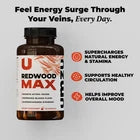 UMZU Redwood MAX 60 Capsules, Nitric Oxide, Blood Flow & Stamina
