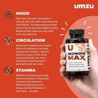 UMZU Redwood MAX 60 Capsules, Nitric Oxide, Blood Flow & Stamina