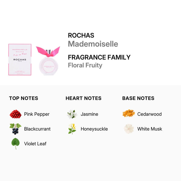 Rochas Ladies Mademoiselle EDT 1.7 oz