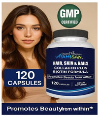 Organic Biotin & Collagen Hair Growth Supplement Hair, Skin